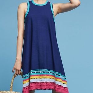 Crochet Trim Swing Dress from Anthropologie